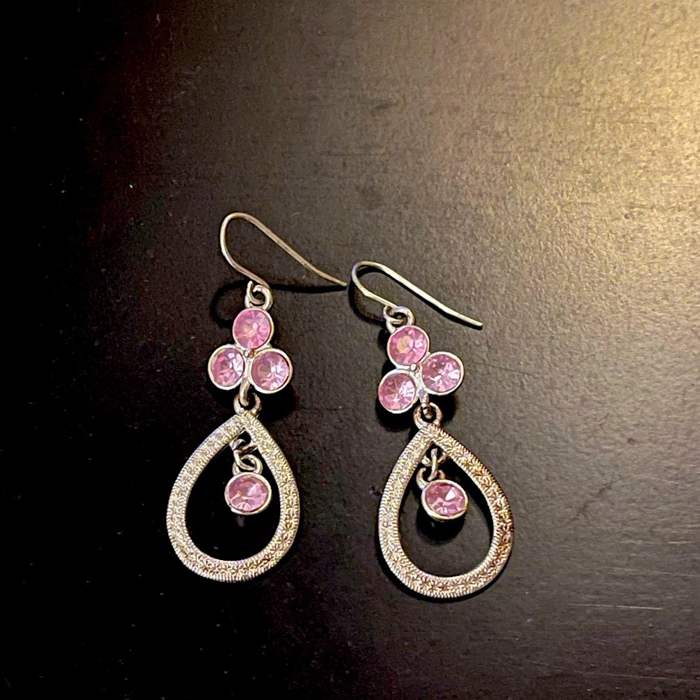 Pink earrings